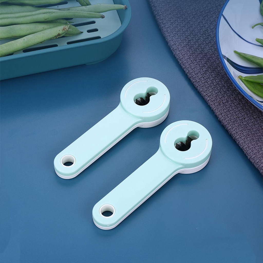 [Elegan] Alat Pengiris Kacang Hijau Sayur Stainless Steel Peeler Green Stringer