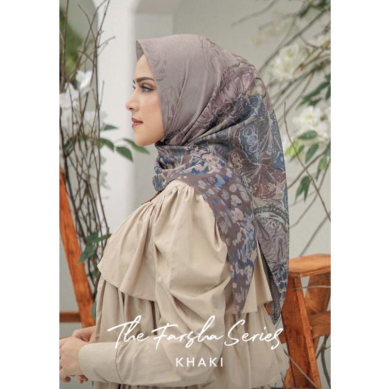 preloved buttonscarves farsha series khaki