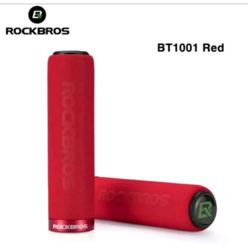 Rockbros Handgrip Sponge Grip Sepeda Merah