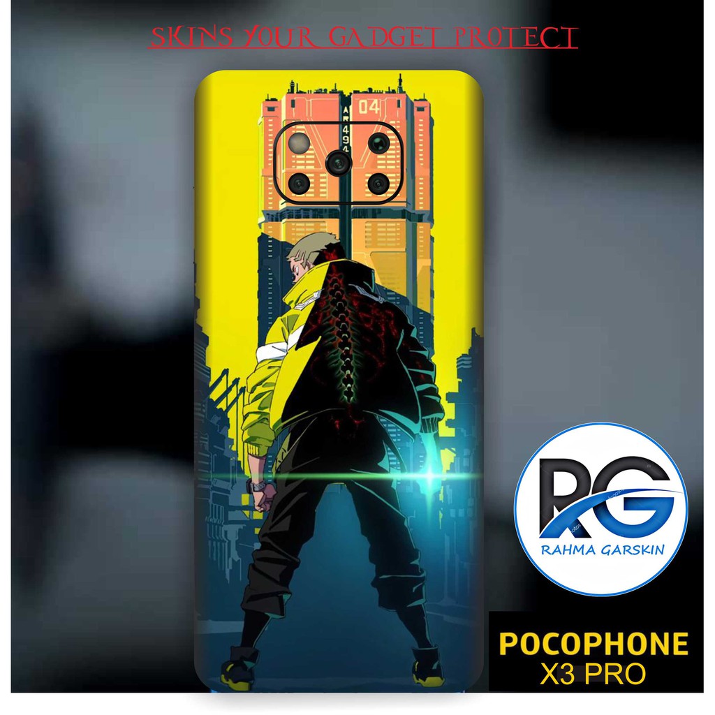 GARSKIN POCO X3 PRO full body motif custom 1-4 (ISI 2PCS)