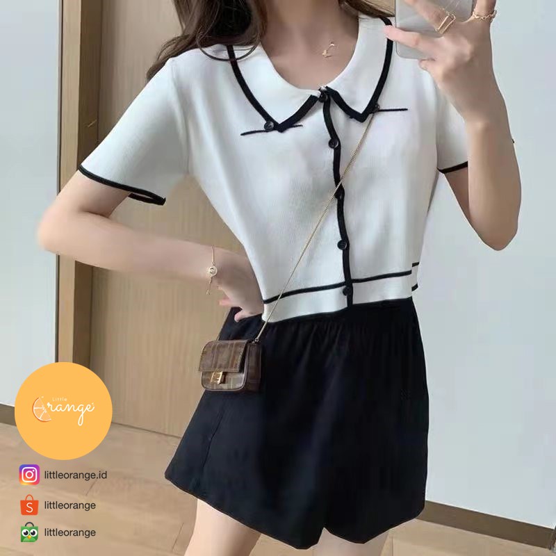 Yuki Collar Crop Top