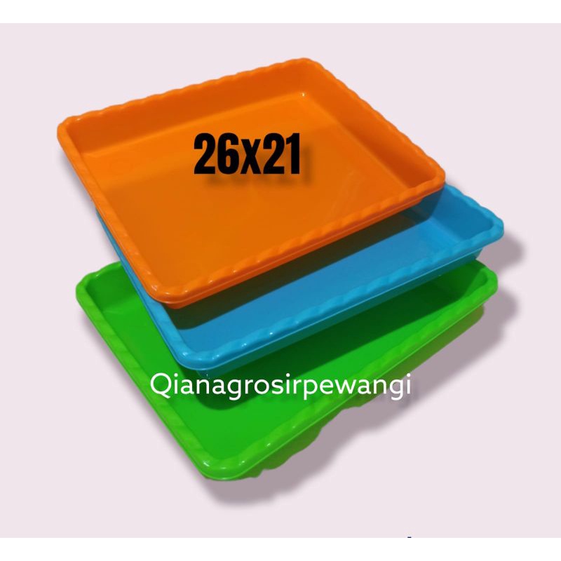 26X21 NAMPAN MODEL ULIR/NAMPAN PLASTIK KOTAK