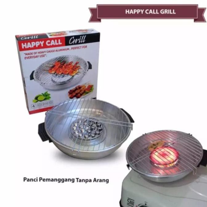 Happy Call Grill Pemanggang / Panggangan Sosis , Ikan , Sate Dll - Terbaik 
