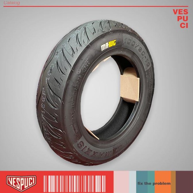 Ban Maxxis MA-WG 100/90-10 for Vespa Matic Sprint/Primavera/LX/S/GTS