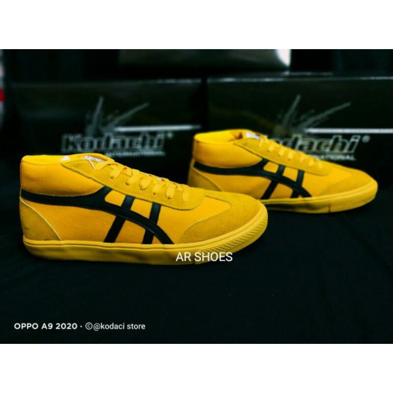 SEPATU KODACHI GALAXY TINGGI KUNING /SEPATU KODACHI GALAXY /SEPATU PARKOUR /SEPATU OLAHRAGA KODACHI