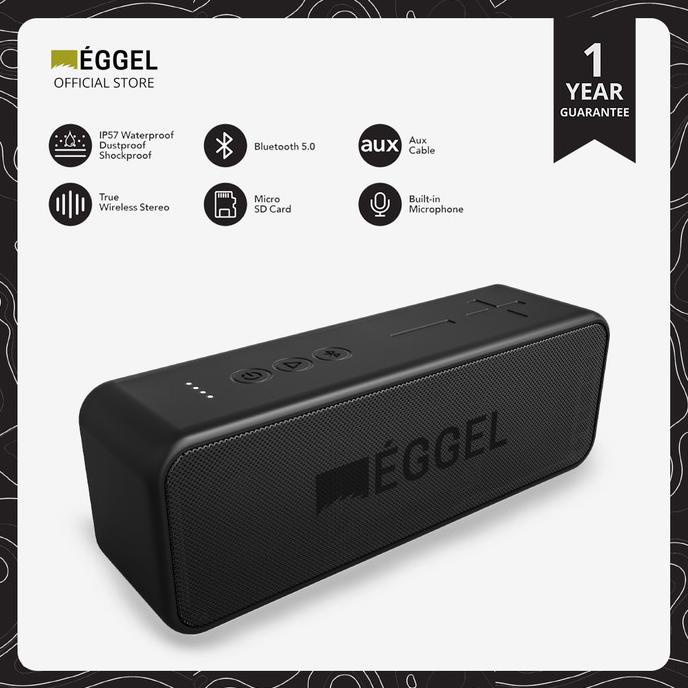 TERBARU Eggel Active 2 Waterproof Portable Bluetooth Speaker