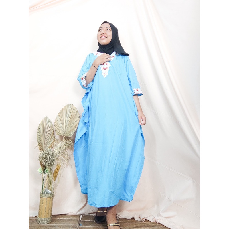 SB Collection Dress Maxi Depiya Longdress Kaftan Gamis Jumbo Casual Wanita