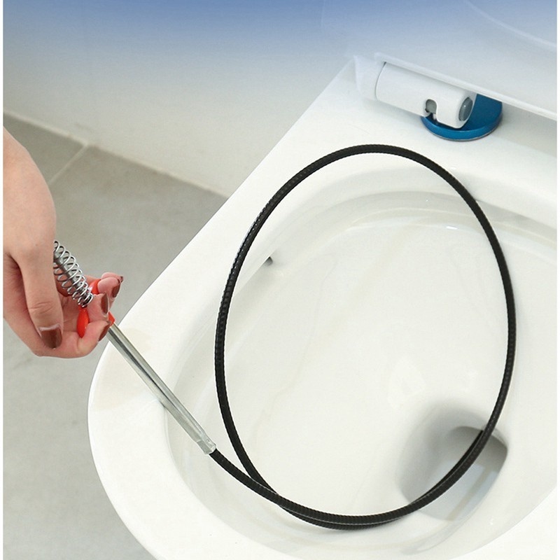60/90cm Drain Snake/ Spring Pipe Dredging Tools for Kitchen Sink，Sewer