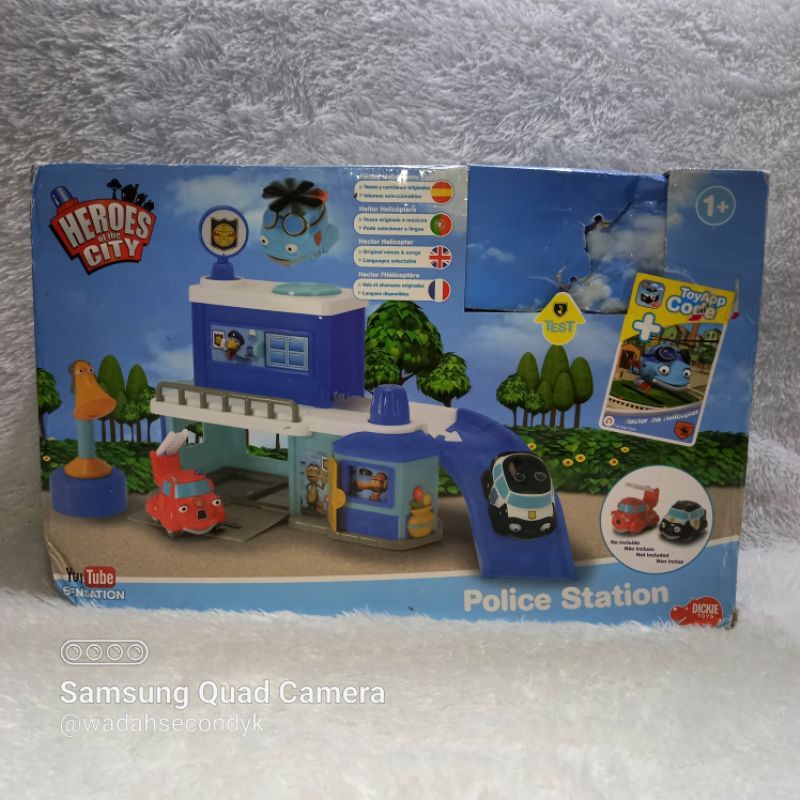 Heroes City Police Station Original Dickie Toys