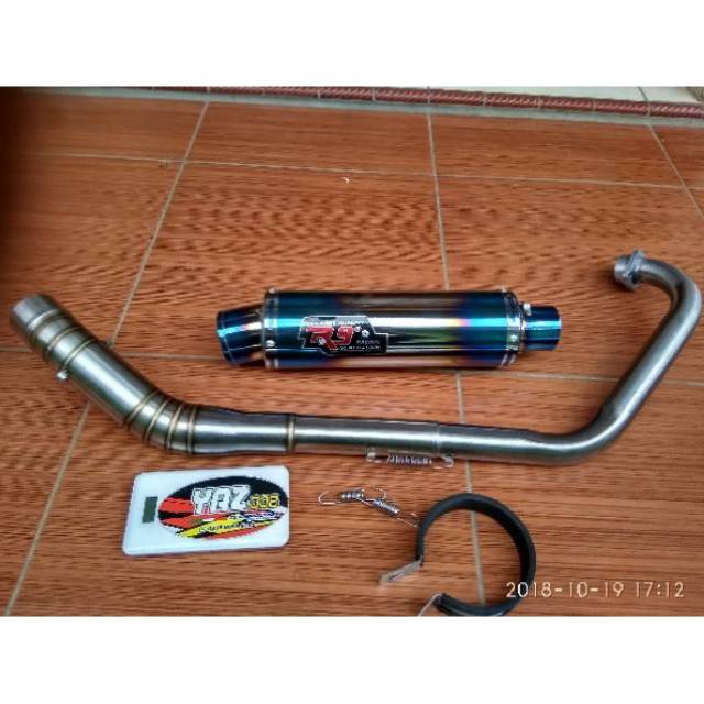 KNALPOT R9 VIXION CBR SATRIA FU SONIC GSX ALL MOTOR ADA