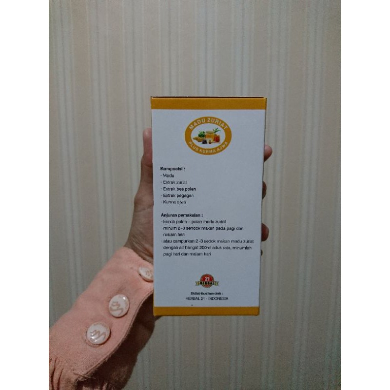 Madu Zuriat Plus Kurma Ajwa Madu Promil 375 gram