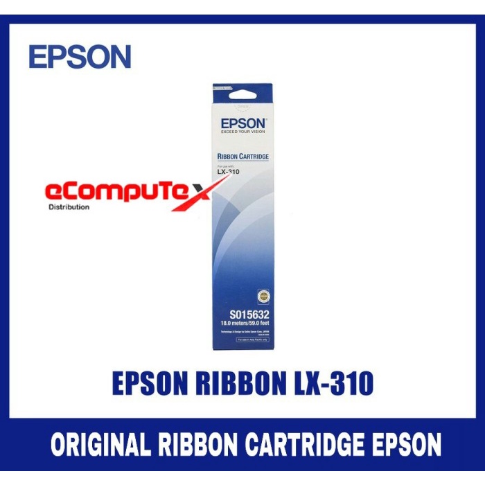 RIBBON CARTRIDGE / CATRIDGE PITA PRINTER EPSON RC LX310 / LX 310 ORIGINAL