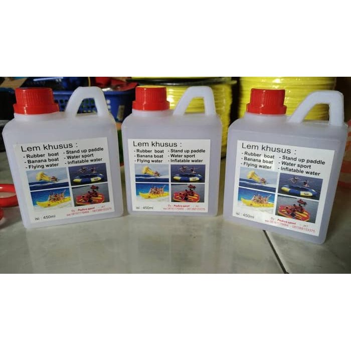 Populer lem rubber boat / lem perahu karet / lem pvc