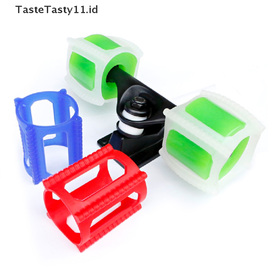 Tastetasty 4pcs Klip Pengencang Roda Skateboard Bentuk Lumba-Lumba