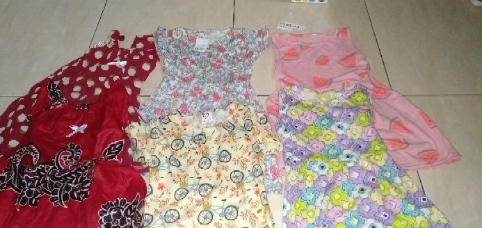 Baju Harian Anak / Dress Batik Anak / Baju Tidur Anak 6 Bln - 2th