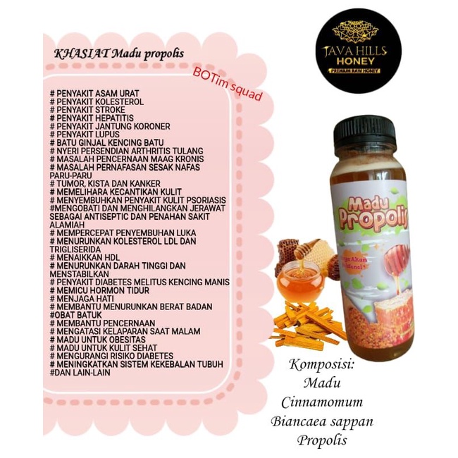 

Madu Propolis Java Hills honey