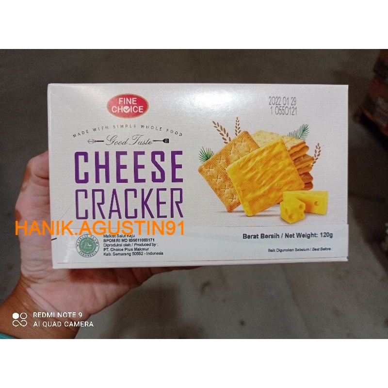 

Cracker Cheese / Krekers Keju / Biskuit Keju 120gr