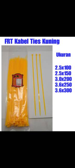 Kabel Ties Warna Warni 15cm x 2,5mm (isi 100pcs)