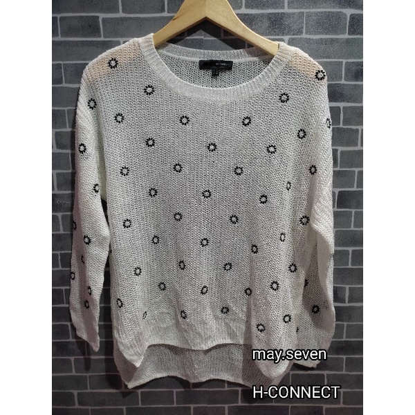 H:CONNECT Rajut Jaring Bordir