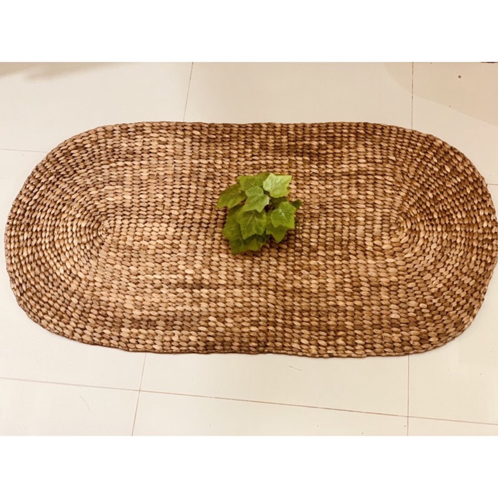 Rug Karpet Anyaman Oval Enceng 120cm  / Karpet Anyaman Murah / Karpet Anyaman Premium