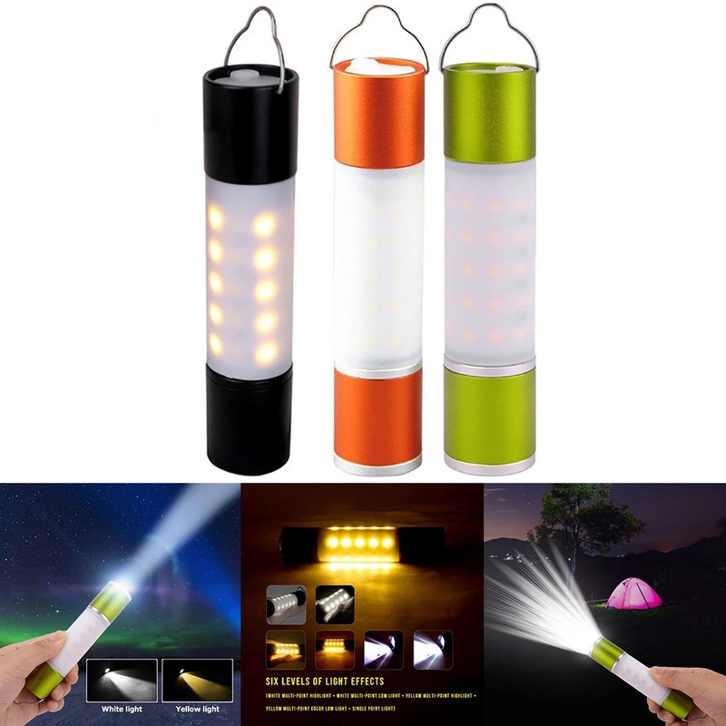 USB Rechargeable LED Flashlight/ Outdoor Aluminum Alloy Waterproof Zoom Emergency Light