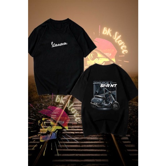 TSHIRT BAJU KAOS VESPA SPRINT MATIC AESTETIC