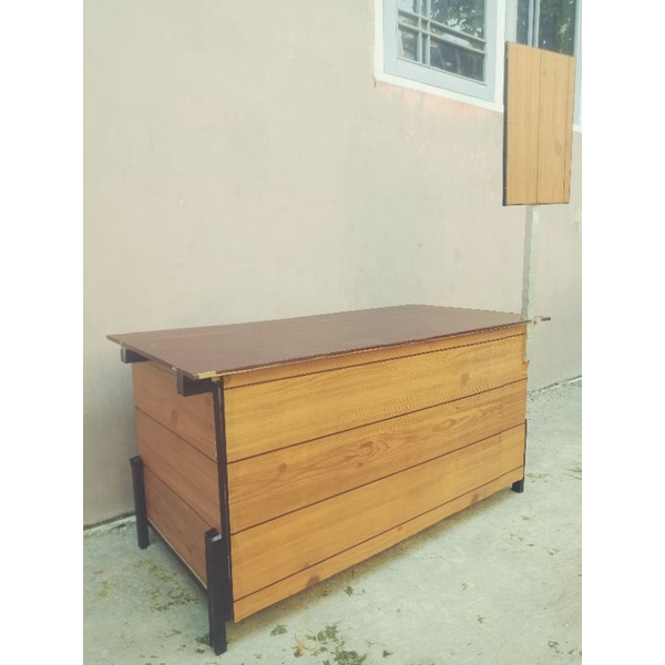 booth portable mini / gerobak lipat / meja lipat / meja belajar / meja tv P 90 x L 45 x T 45