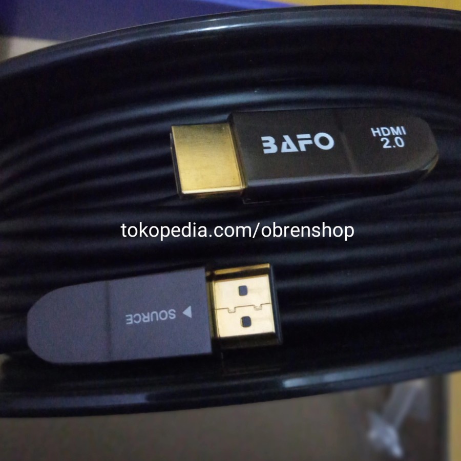 BAFO KABEL HDMI FO FIBER OPTIC 30 METER V2.0 4K / CABLE HDMI FIBER OPTIC V2.0 30M BAFO