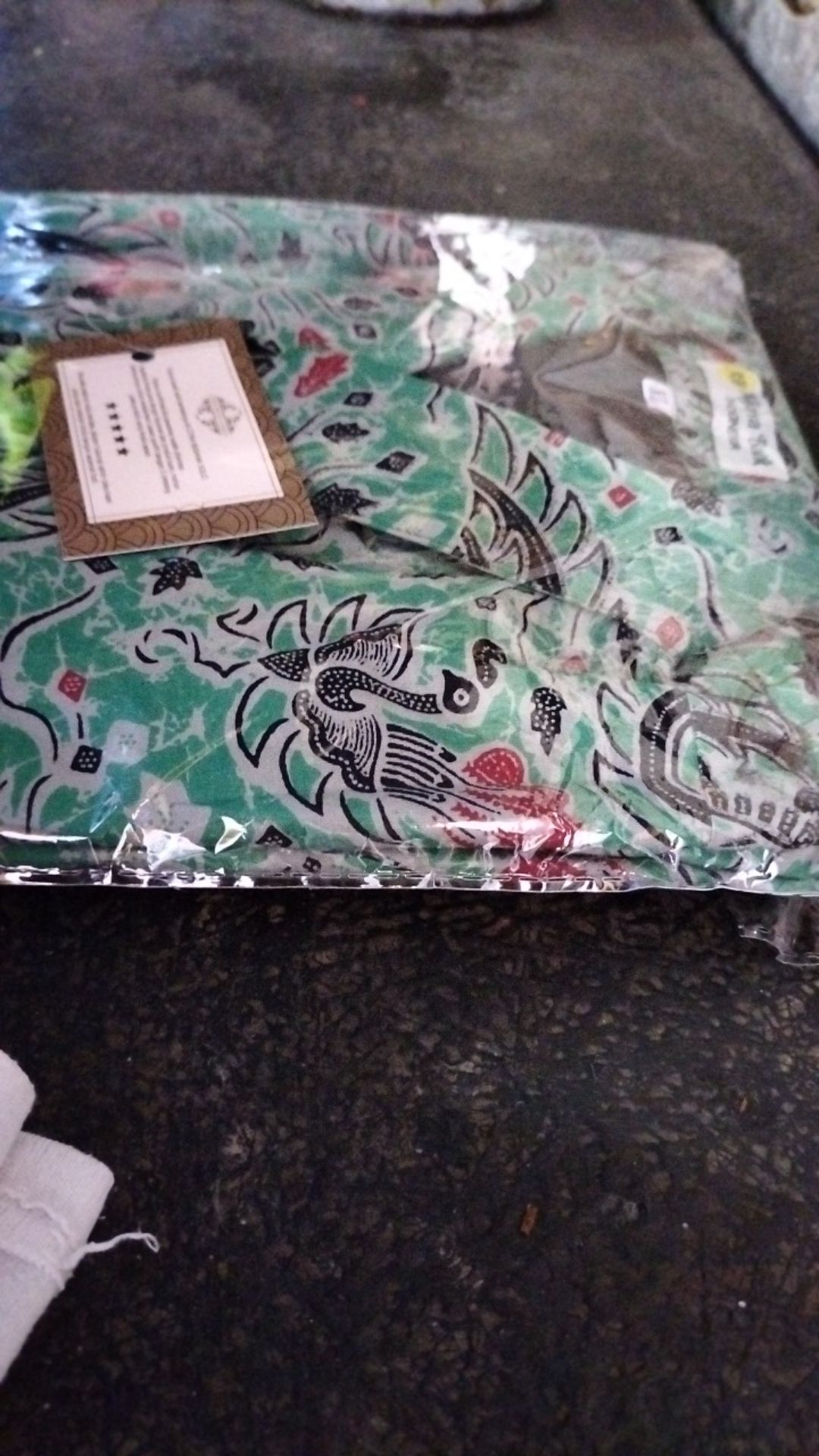 Bisono Ijo Kemeja Batik Pria Full Furing Katun Sragenan