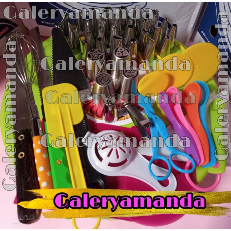 SET BAKING PAKET DEKORASI KUE ULTAH DEKORASI ULTAH