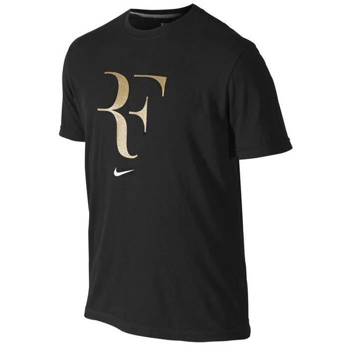 KAOS NIKE ROGER FEDERER LOGO RF KATUN COMBED 30S BAJU TSHIRT