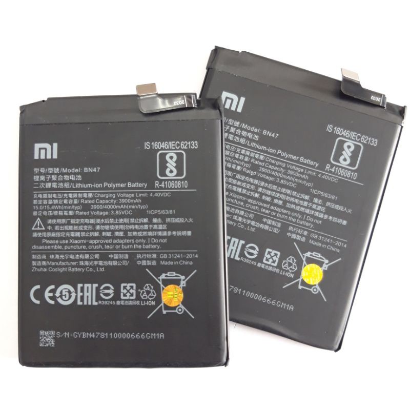 Battery Baterai Redmi 6 Pro BN47