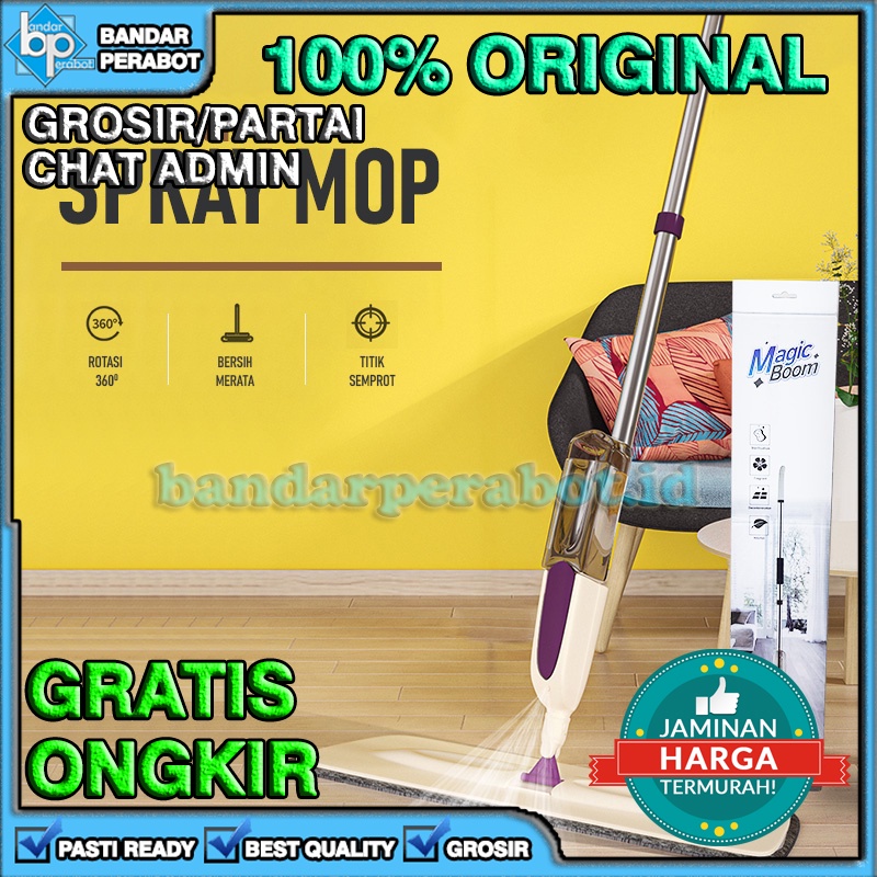 [BP] ALAT PEL PELAN LANTAI SEMPROT SPRAY MOP OTOMATIS AUTOMATIC