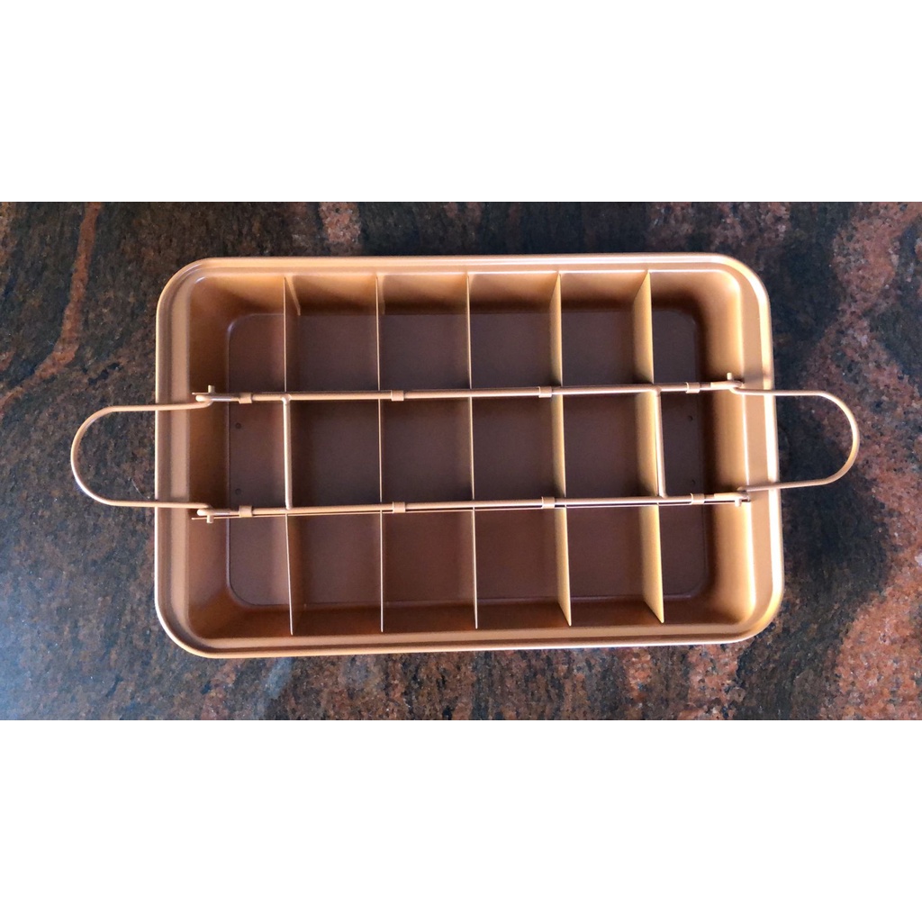 BROWNIE BAKING PAN 310 X 200 X 45 MM