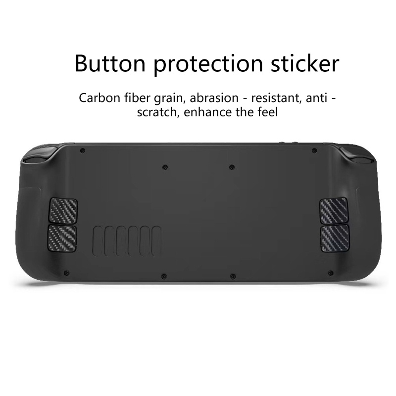 Btsg 6Pieces/set Anti-slip rackpad Stiker Untuk Steam Deck Controller Aksesoris Non-slip Untuk Perlindungan Cover Stickers