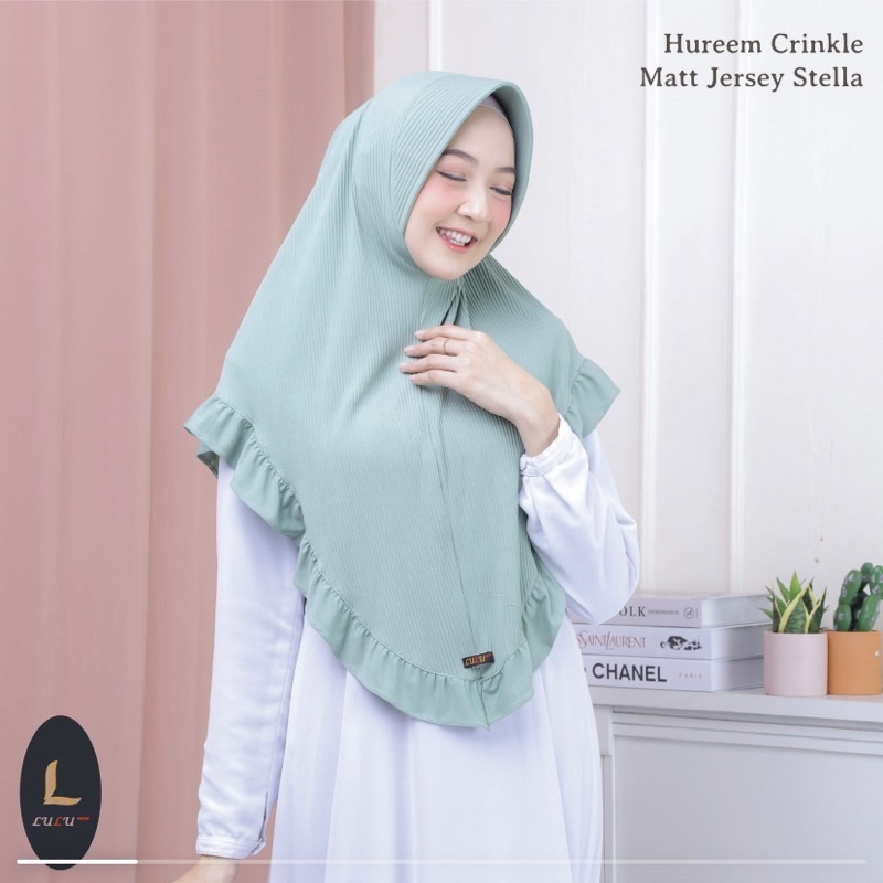 Hijab Bergo Instan Hurem Plisket Lidi by Lulu Hijab