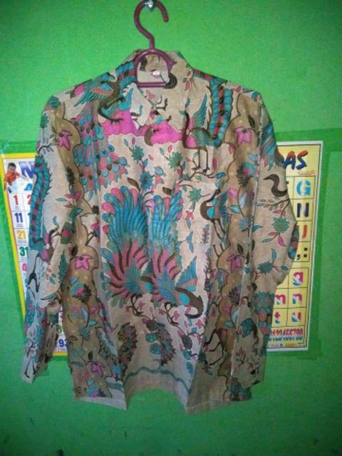 Batik Dianputri | Couple Batik Wanita Blazer Monochrome Motif Garis Seragam Batik Atasanwanita