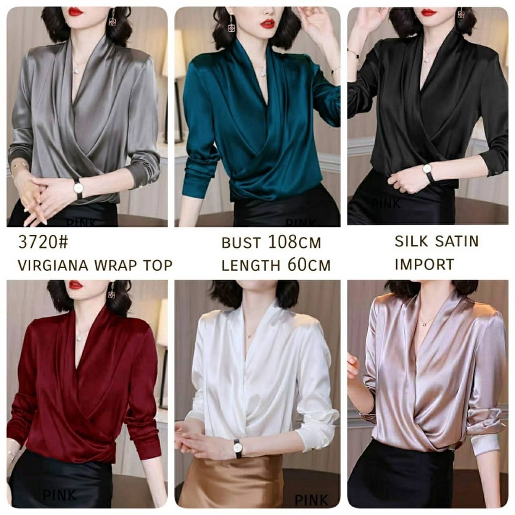 VIRGIANA WRAP TOP / BLOUSE