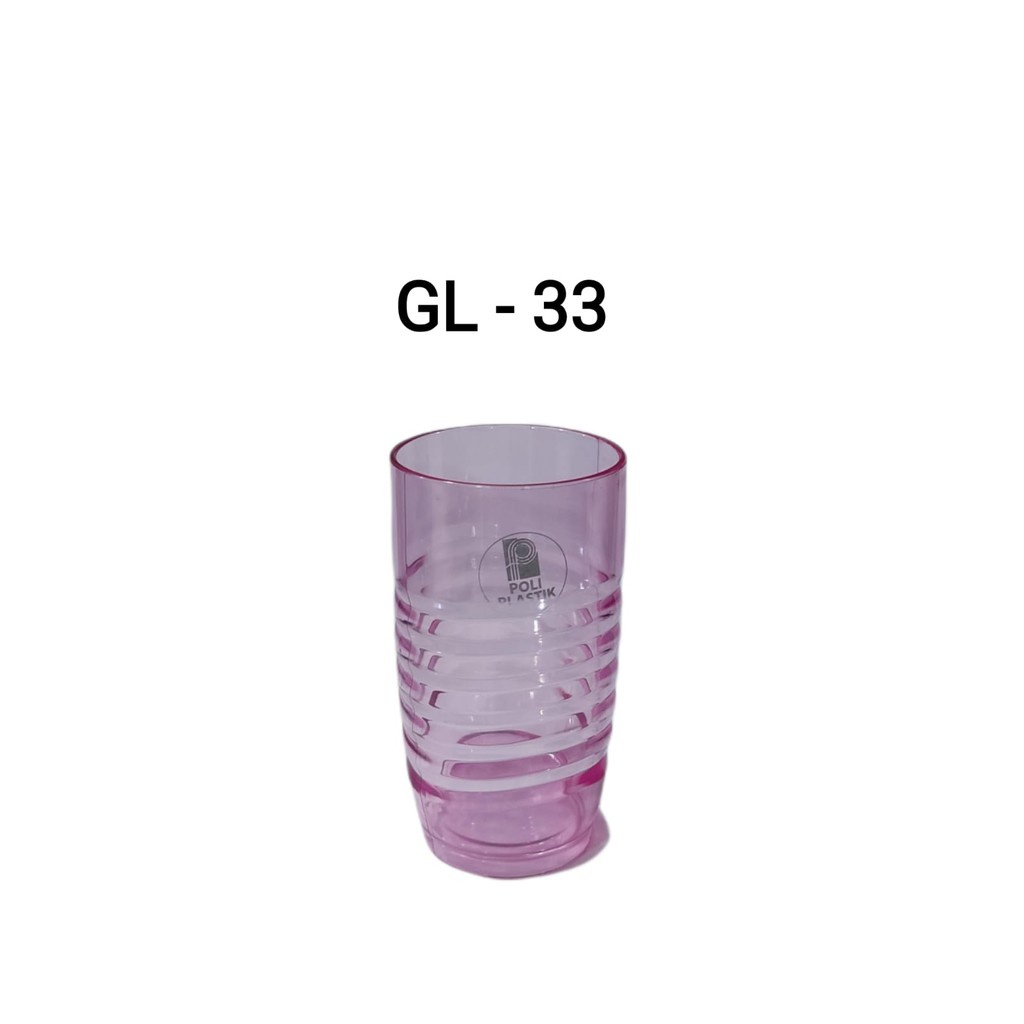 GELAS MINUM TEH ALUR WARNA GL-33