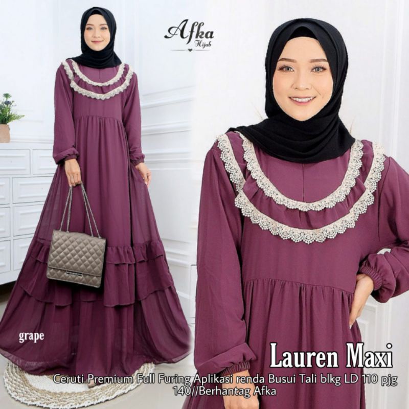 ecer LAUREN MAXY by afka hijab