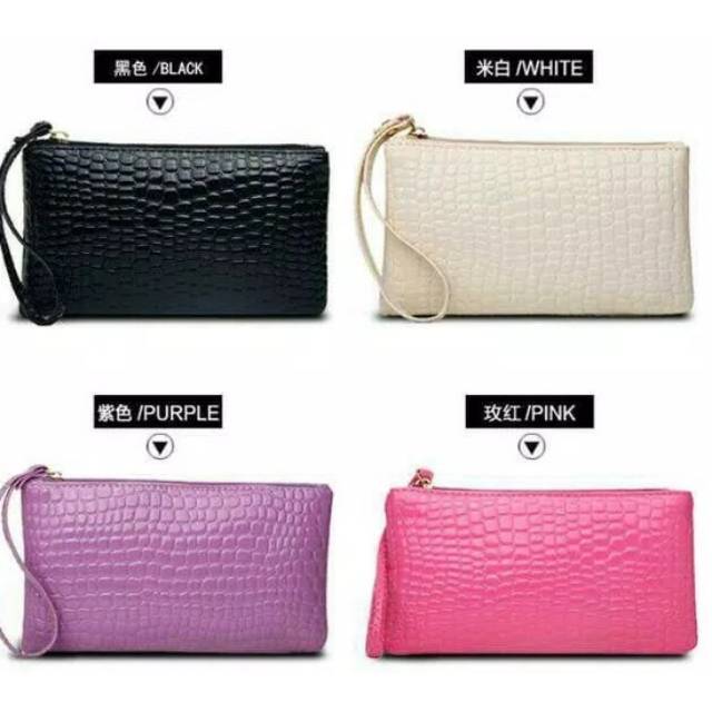 POUCH POLOS CLUTCH DOMPET  SERBAGUNA  PENYIMPAN KOSMETIK HP  