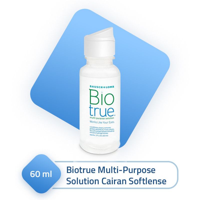 BIOTRUE MULTI PURPOSE SOLUTION BAUSCH & LOMB 60ML / CAIRAN SOFTLENS BIOTRUE