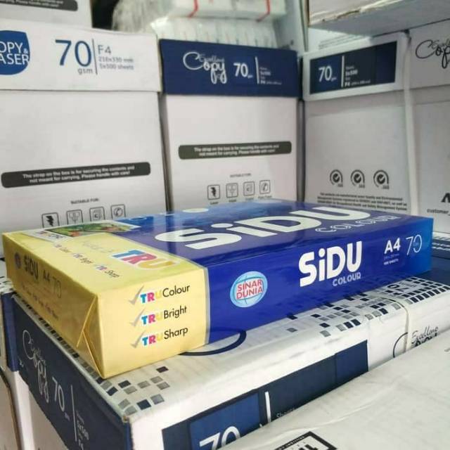 

bib Kertas A4 70 Gram Sinar Dunia Warna Trutone