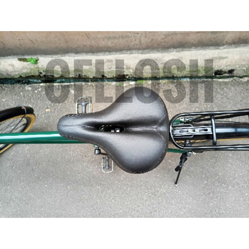 WEST BIKING Jok Sadel Sepeda Empuk Bike Saddle Leather Model Spring