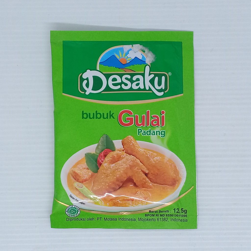 

Desaku Bubuk Gulai padang 12,5 gram Praktis