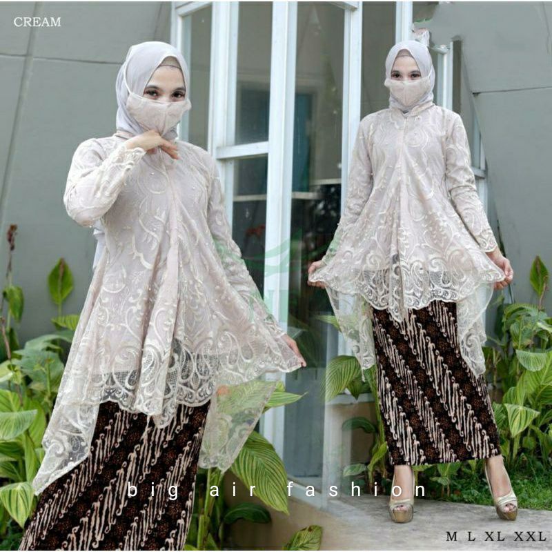 TERLARISS &gt;&gt; SETELAN TUNIK JUBRAI KEBAYA MODERN - SETELAN TUNIK TILLE WISUDA - KEBAYA PESTA-KEBAYA WISUDA-BY BA