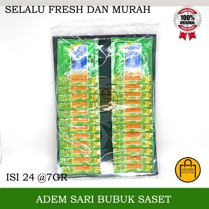 

ADEM SARI RENCENG MINUMAN PANAS DALAM TENGGOROKAN KERING BIBIR PECAH ISI 24