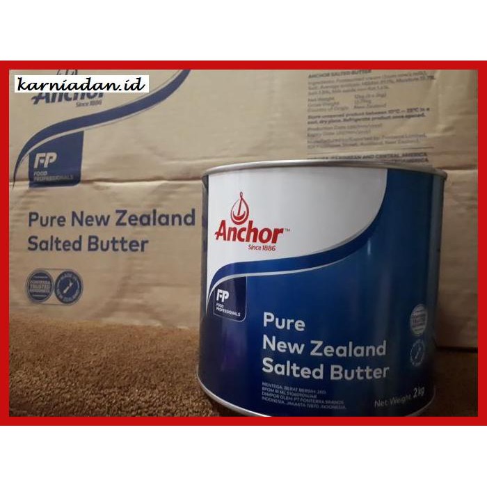 Rettubagetnem- Anchor Butter / Butter Anchor Salted 2Kg -Asli-Slii.