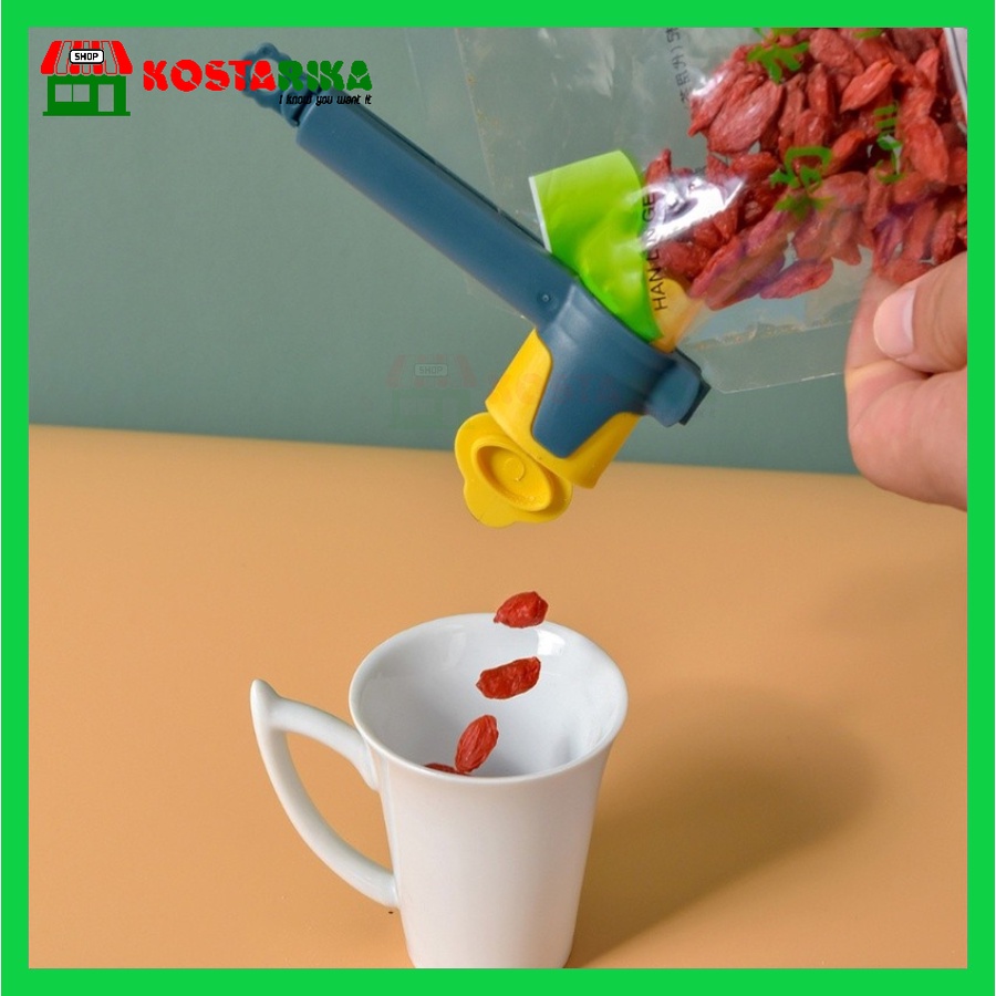 SEAL &amp; POUR BAG CLIPS SNACK SEALING CLIP PENJEPIT JEPITAN CLAMP BAG SEALER PENUTUP KLIP TINY KECIL