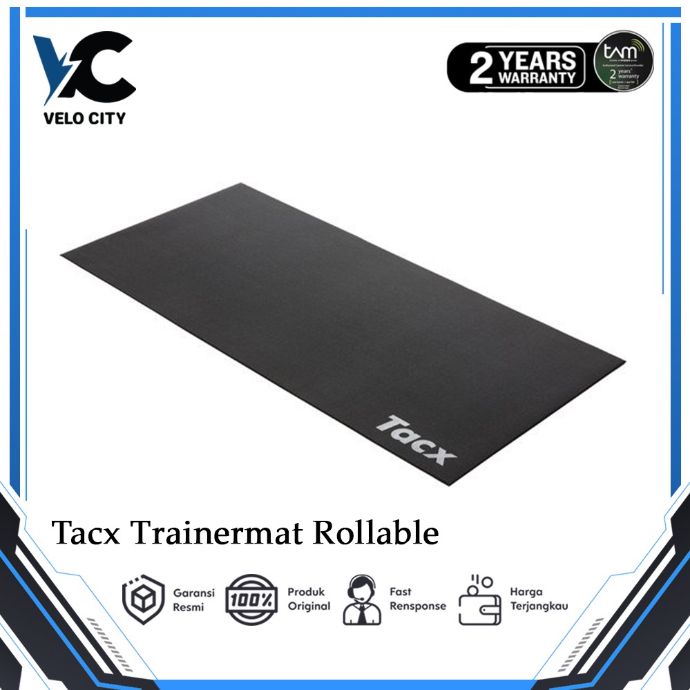 Garmin Tacx Rollable Trainer Mat Matras Bike Olahraga Original TAM 2th